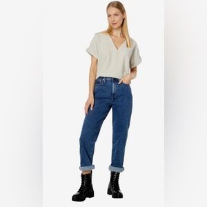 Madewell Back Button Corduroy Top